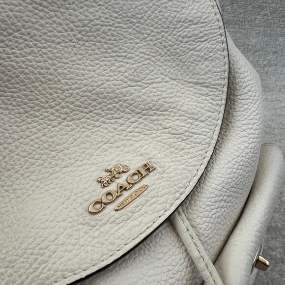 Coach Billie Backpack Pebbled Leather Bag - Picture 9 of 16